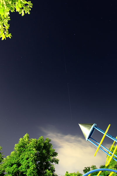 国際宇宙ステーションを撮る